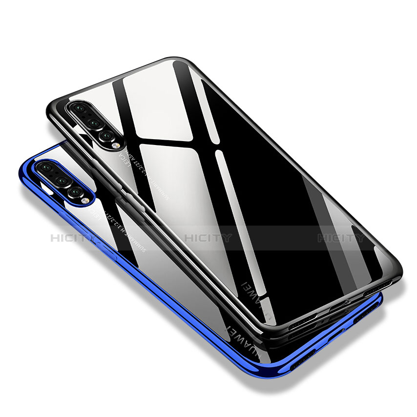 Custodia Silicone Trasparente Ultra Sottile Cover Morbida H04 per Huawei P20