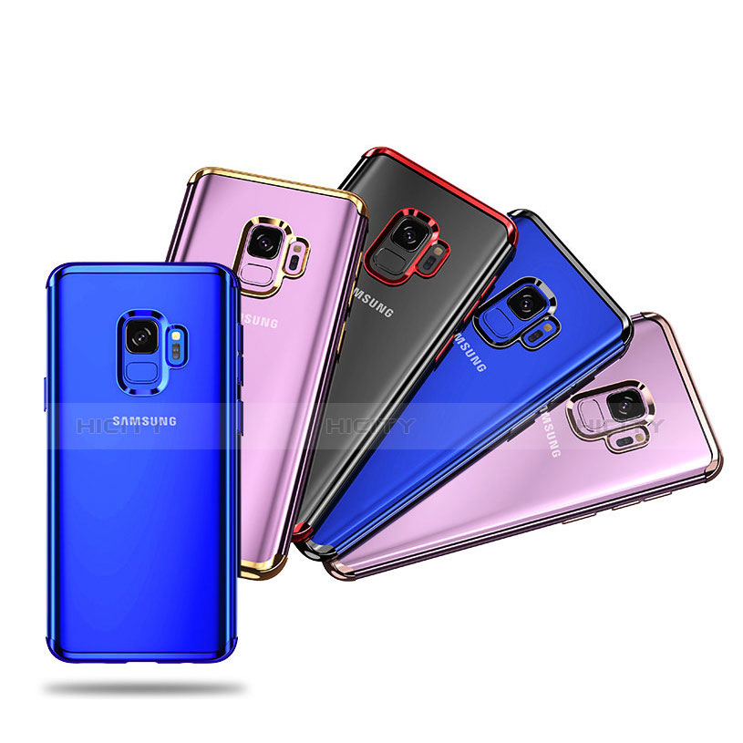 Custodia Silicone Trasparente Ultra Sottile Cover Morbida H04 per Samsung Galaxy S9