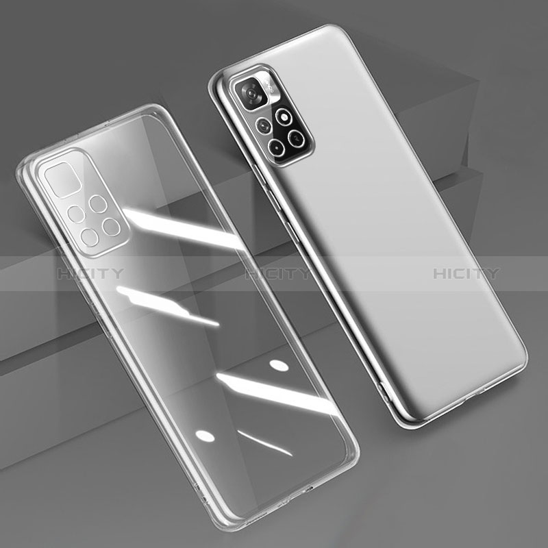 Custodia Silicone Trasparente Ultra Sottile Cover Morbida H04 per Xiaomi Poco M4 Pro 5G