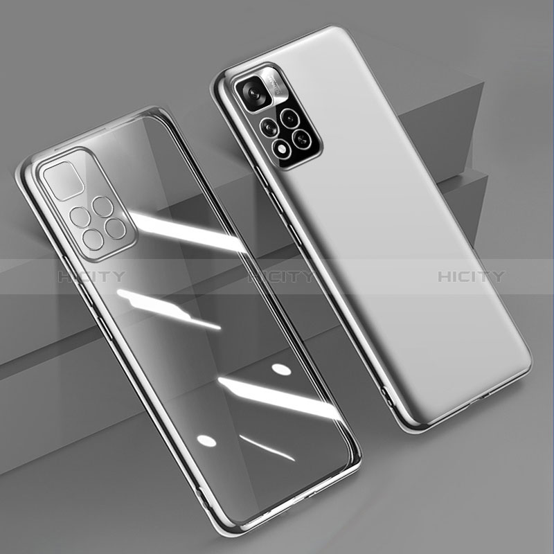 Custodia Silicone Trasparente Ultra Sottile Cover Morbida H04 per Xiaomi Redmi Note 11 Pro+ Plus 5G
