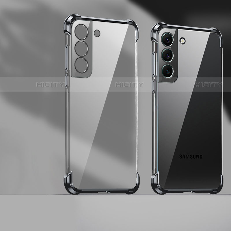 Custodia Silicone Trasparente Ultra Sottile Cover Morbida H05 per Samsung Galaxy S21 5G