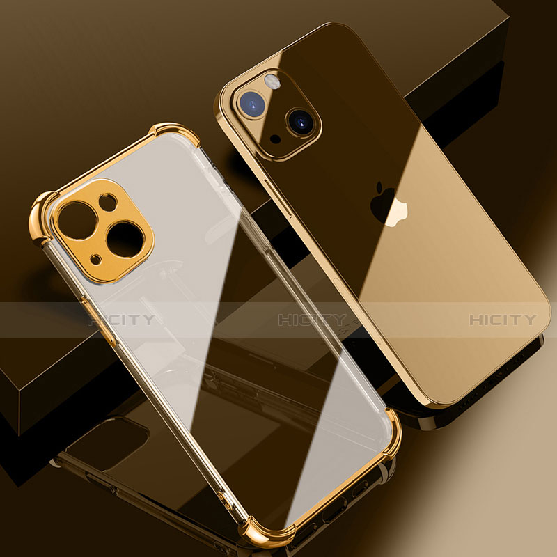Custodia Silicone Trasparente Ultra Sottile Cover Morbida H06 per Apple iPhone 14