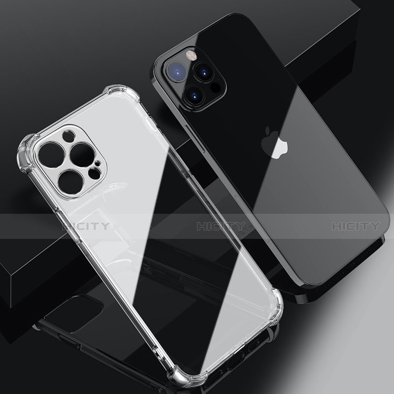 Custodia Silicone Trasparente Ultra Sottile Cover Morbida H06 per Apple iPhone 15 Pro