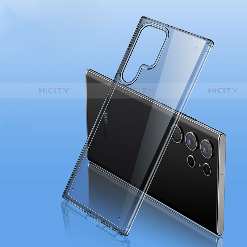 Custodia Silicone Trasparente Ultra Sottile Cover Morbida H10 per Samsung Galaxy S23 Ultra 5G
