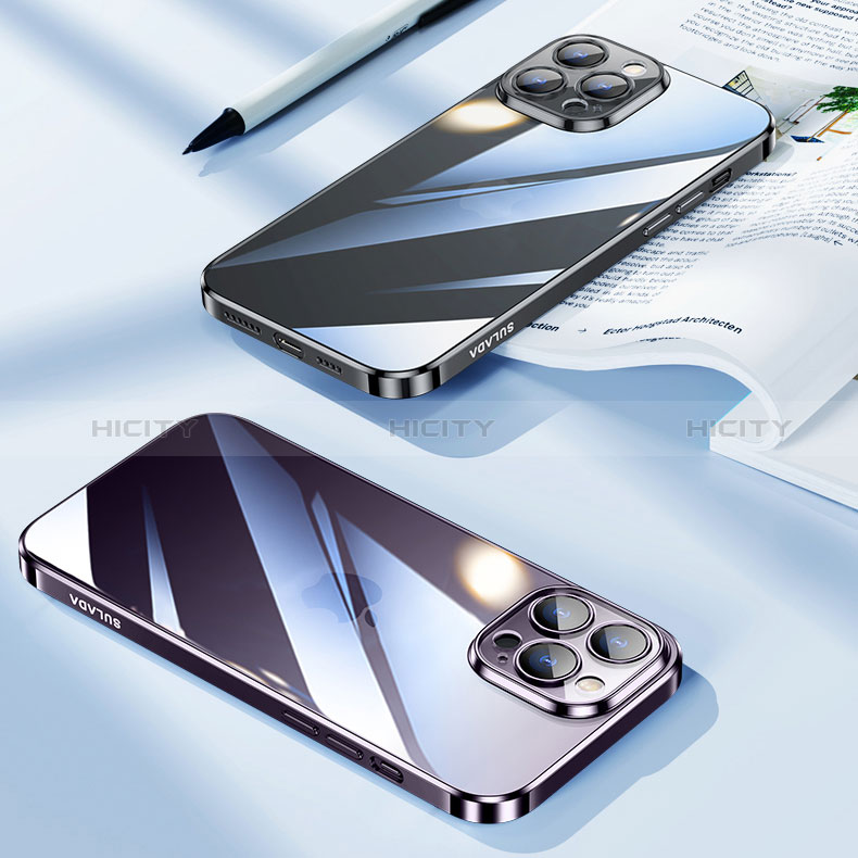 Custodia Silicone Trasparente Ultra Sottile Cover Morbida LD2 per Apple iPhone 14 Pro Max