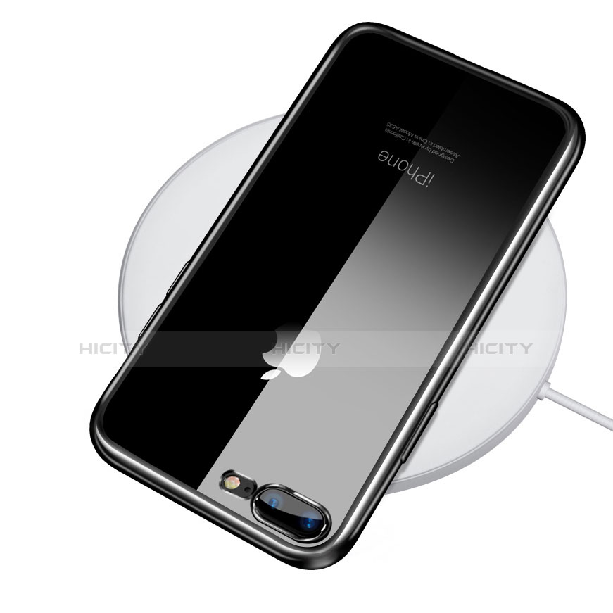 Custodia Silicone Trasparente Ultra Sottile Cover Morbida Q04 per Apple iPhone 7 Plus