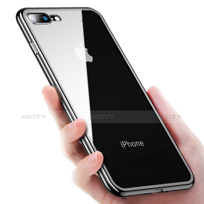 Custodia Silicone Trasparente Ultra Sottile Cover Morbida Q04 per Apple iPhone 7 Plus