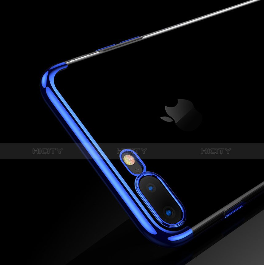 Custodia Silicone Trasparente Ultra Sottile Cover Morbida Q05 per Apple iPhone 7 Plus