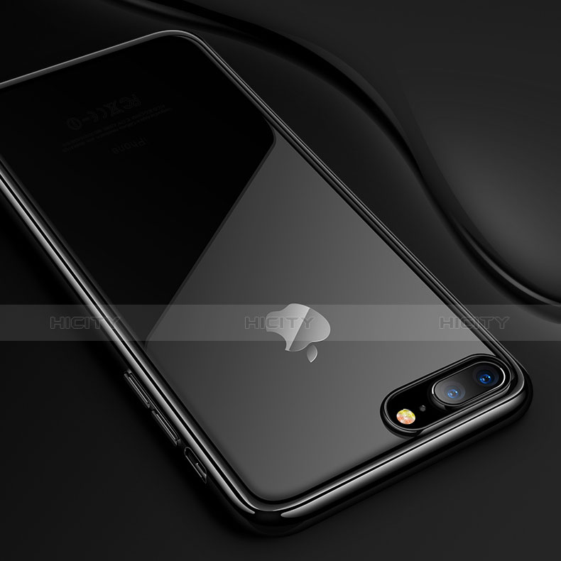 Custodia Silicone Trasparente Ultra Sottile Cover Morbida Q07 per Apple iPhone 7 Plus