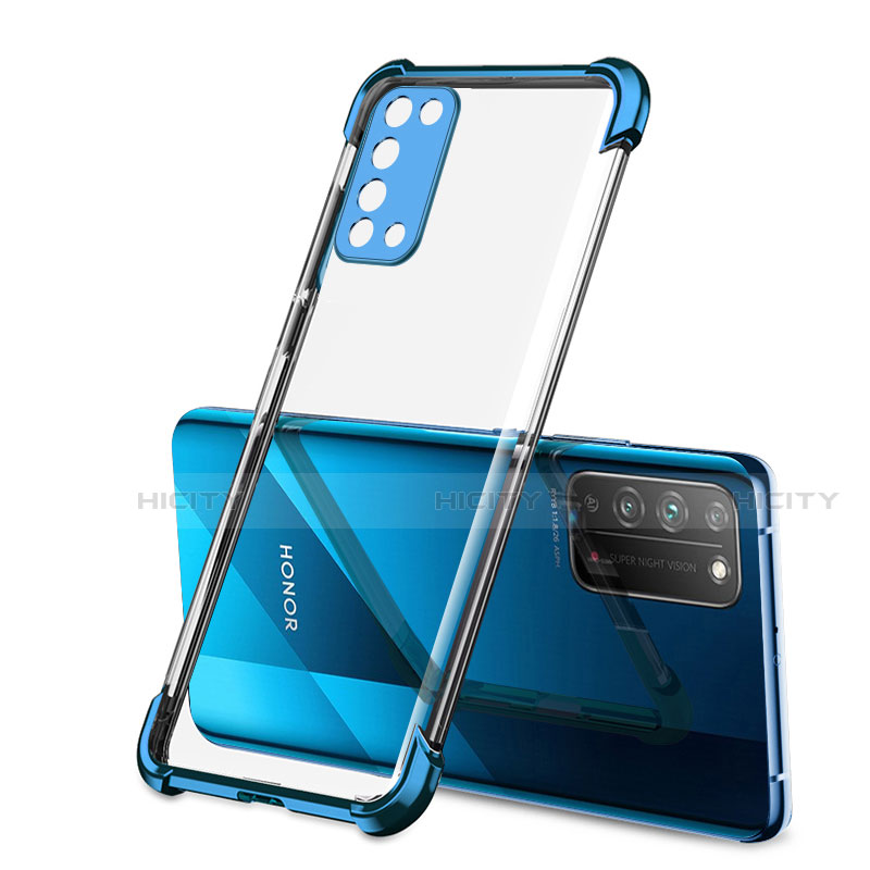 Custodia Silicone Trasparente Ultra Sottile Cover Morbida S01 per Huawei Honor X10 5G