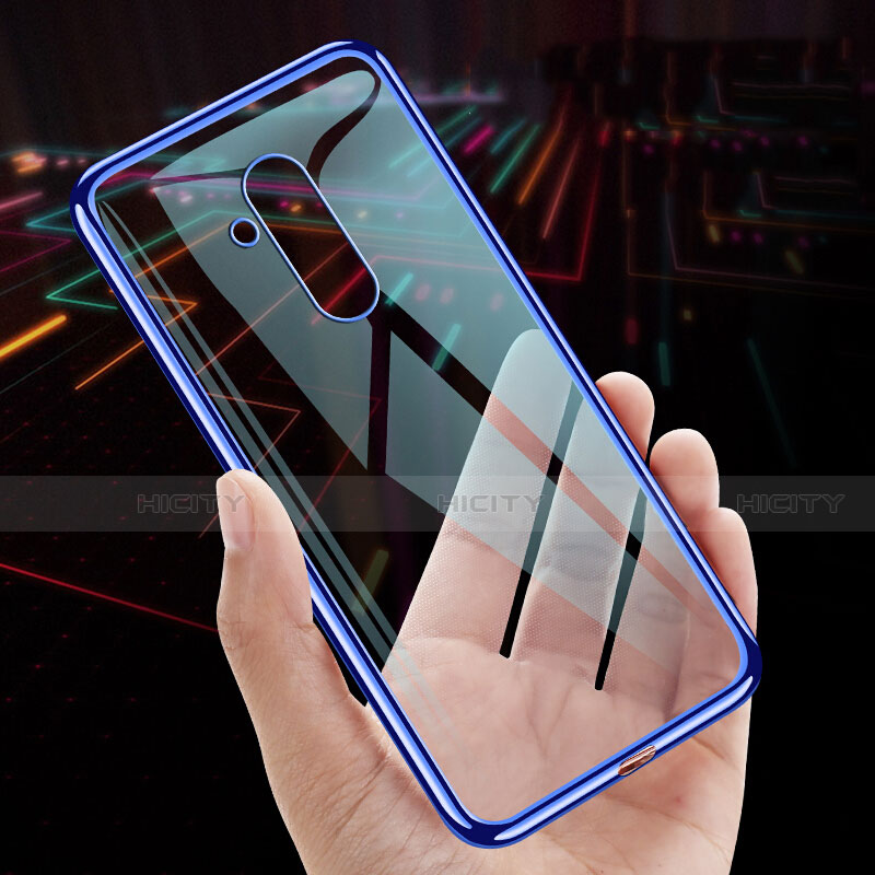 Custodia Silicone Trasparente Ultra Sottile Cover Morbida S01 per Huawei Mate 20 Lite