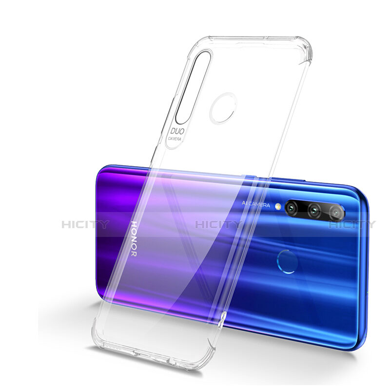 Custodia Silicone Trasparente Ultra Sottile Cover Morbida S01 per Huawei P Smart+ Plus (2019) Chiaro