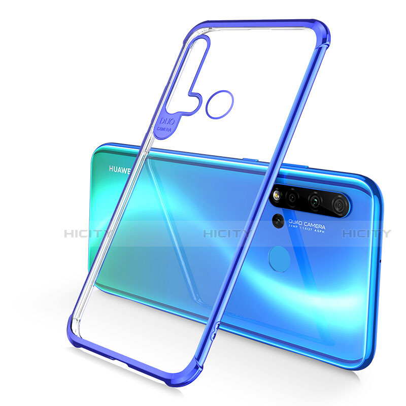 Custodia Silicone Trasparente Ultra Sottile Cover Morbida S01 per Huawei P20 Lite (2019)