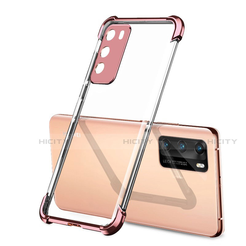 Custodia Silicone Trasparente Ultra Sottile Cover Morbida S01 per Huawei P40