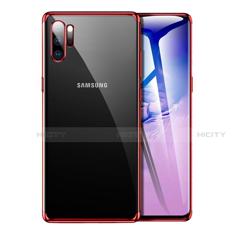 Custodia Silicone Trasparente Ultra Sottile Cover Morbida S01 per Samsung Galaxy Note 10 Plus 5G