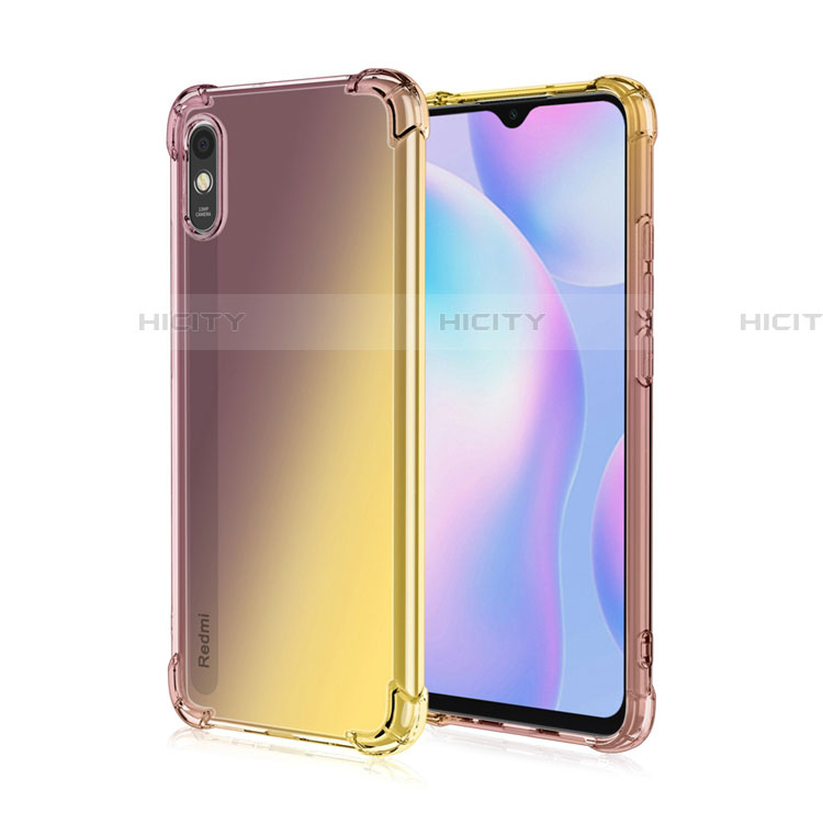 Custodia Silicone Trasparente Ultra Sottile Cover Morbida S01 per Xiaomi Redmi 9A