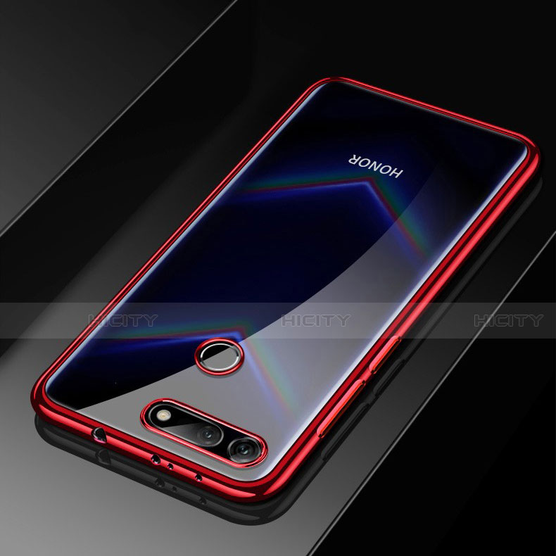 Custodia Silicone Trasparente Ultra Sottile Cover Morbida S02 per Huawei Honor V20