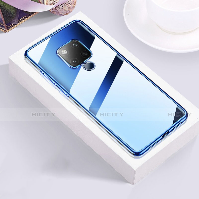 Custodia Silicone Trasparente Ultra Sottile Cover Morbida S02 per Huawei Mate 20 X 5G