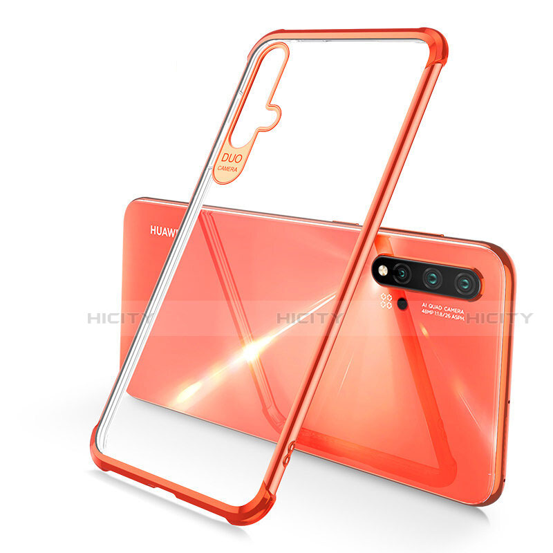 Custodia Silicone Trasparente Ultra Sottile Cover Morbida S02 per Huawei Nova 5