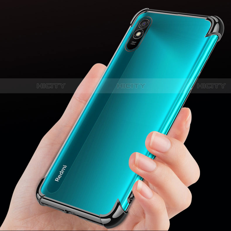 Custodia Silicone Trasparente Ultra Sottile Cover Morbida S02 per Xiaomi Redmi 9A