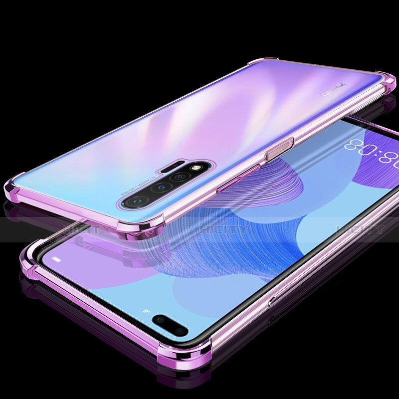 Custodia Silicone Trasparente Ultra Sottile Cover Morbida S03 per Huawei Nova 6 5G