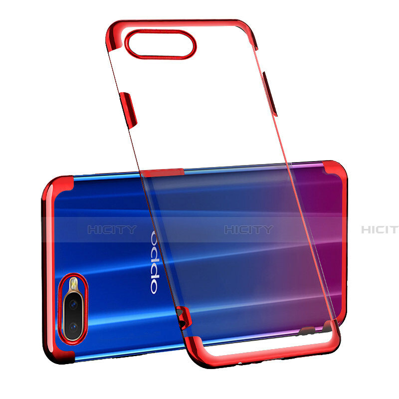 Custodia Silicone Trasparente Ultra Sottile Cover Morbida S03 per Oppo K1