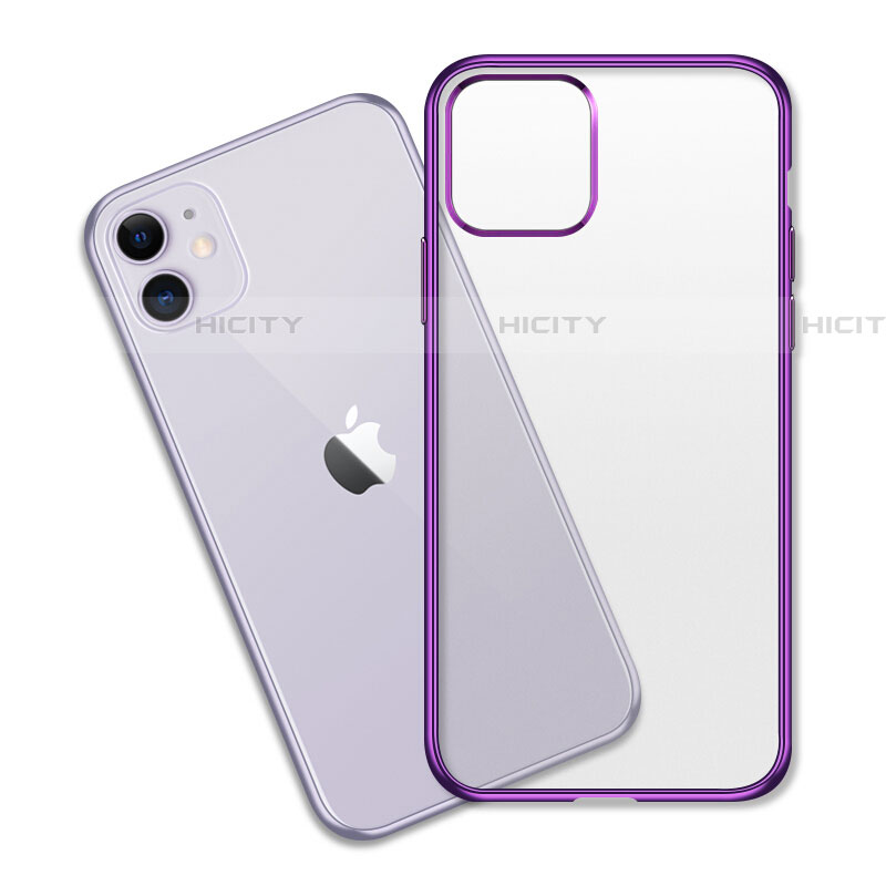 Custodia Silicone Trasparente Ultra Sottile Cover Morbida S04 per Apple iPhone 11