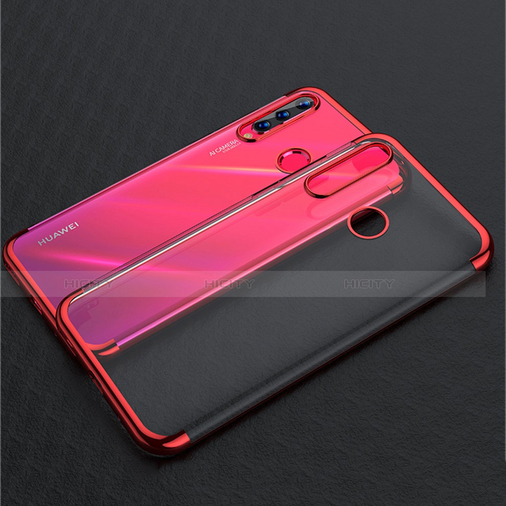 Custodia Silicone Trasparente Ultra Sottile Cover Morbida S04 per Huawei Honor 20 Lite