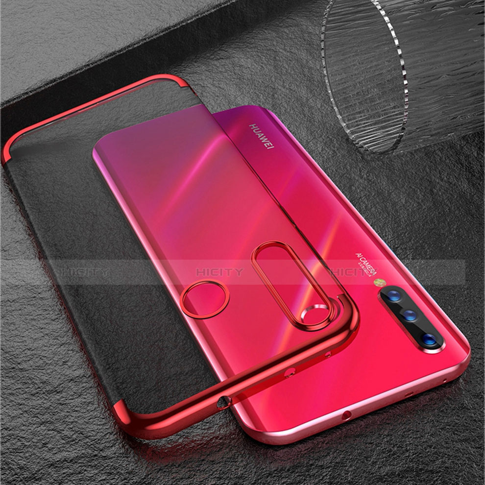 Custodia Silicone Trasparente Ultra Sottile Cover Morbida S04 per Huawei Honor 20i