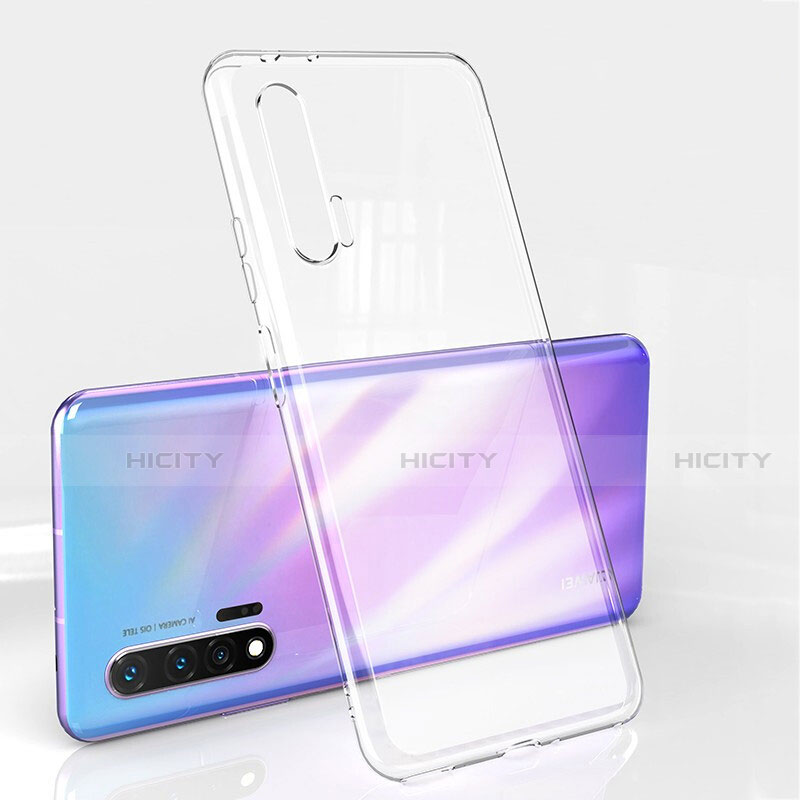 Custodia Silicone Trasparente Ultra Sottile Cover Morbida S04 per Huawei Nova 6 5G Chiaro