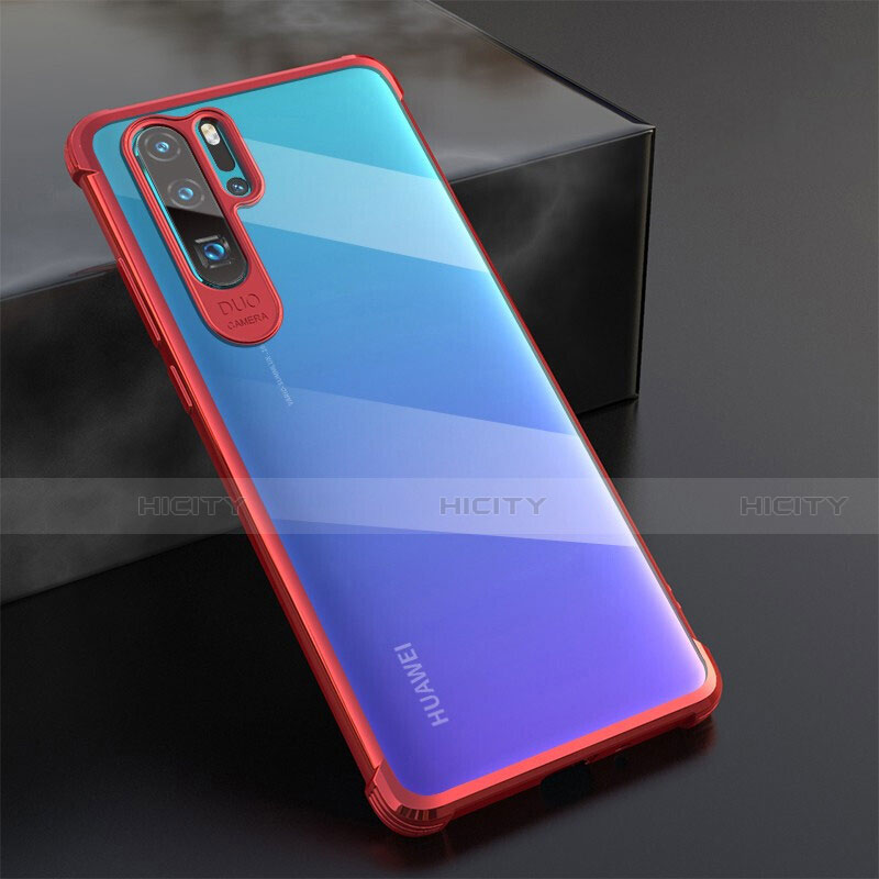 Custodia Silicone Trasparente Ultra Sottile Cover Morbida S04 per Huawei P30 Pro