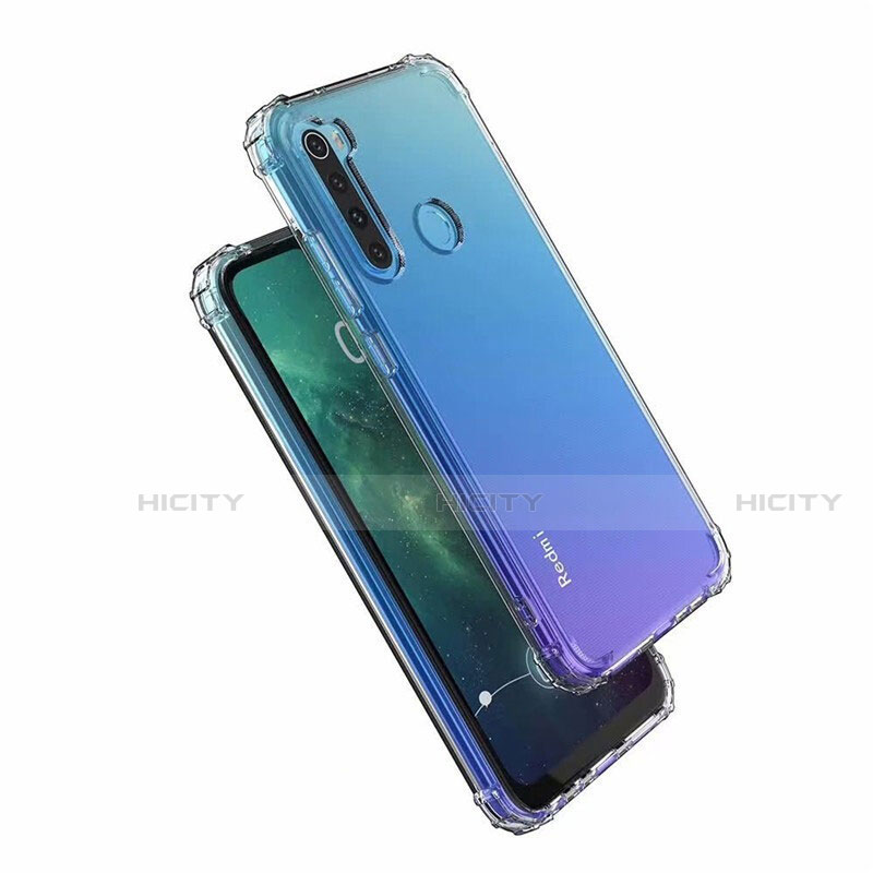 Custodia Silicone Trasparente Ultra Sottile Cover Morbida S04 per Xiaomi Redmi Note 8 (2021)