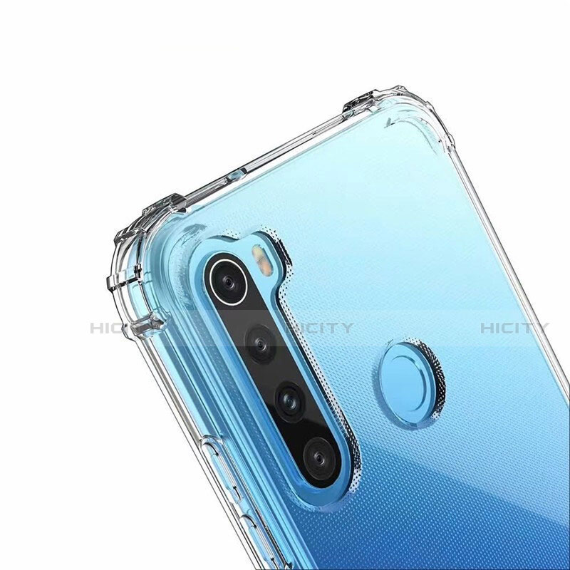 Custodia Silicone Trasparente Ultra Sottile Cover Morbida S04 per Xiaomi Redmi Note 8 (2021)