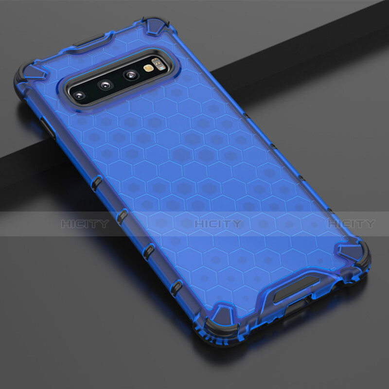 Custodia Silicone Trasparente Ultra Sottile Cover Morbida S05 per Samsung Galaxy S10