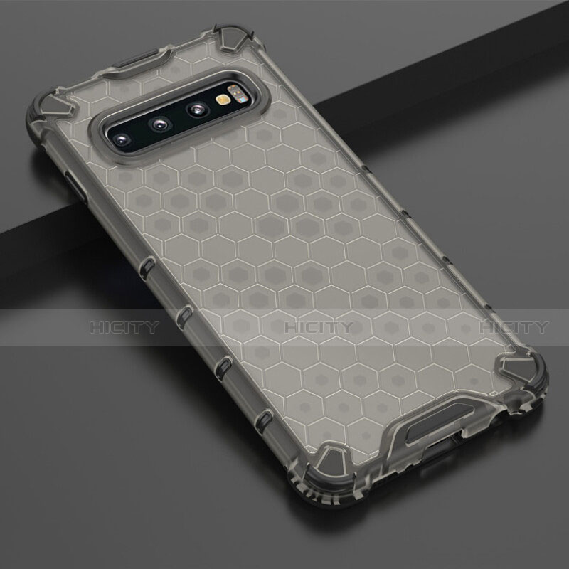 Custodia Silicone Trasparente Ultra Sottile Cover Morbida S05 per Samsung Galaxy S10