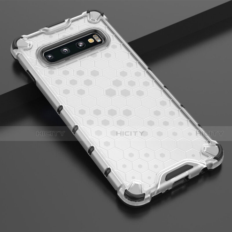 Custodia Silicone Trasparente Ultra Sottile Cover Morbida S05 per Samsung Galaxy S10