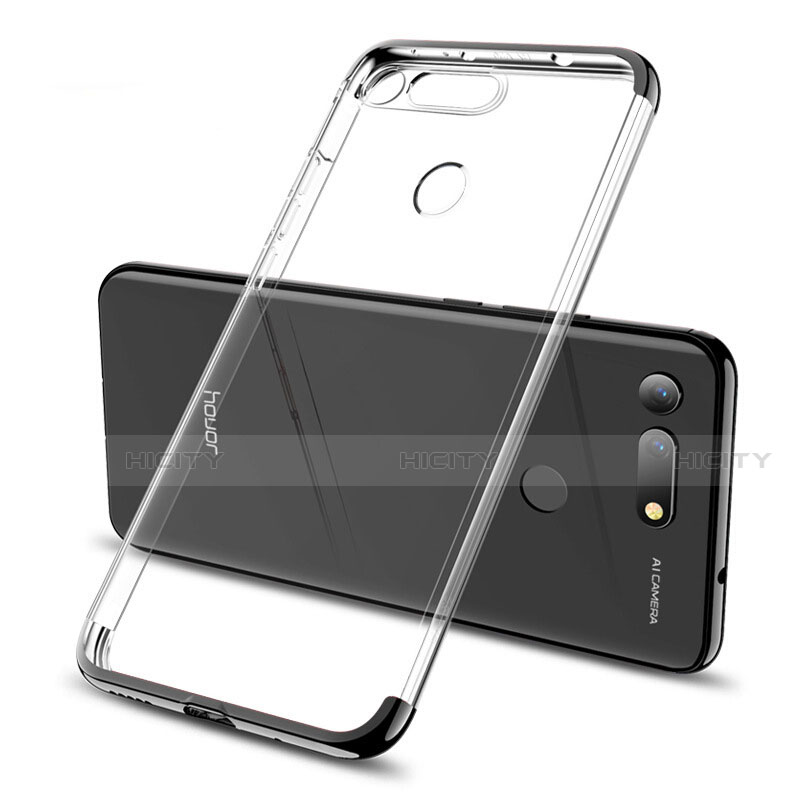 Custodia Silicone Trasparente Ultra Sottile Cover Morbida S06 per Huawei Honor View 20