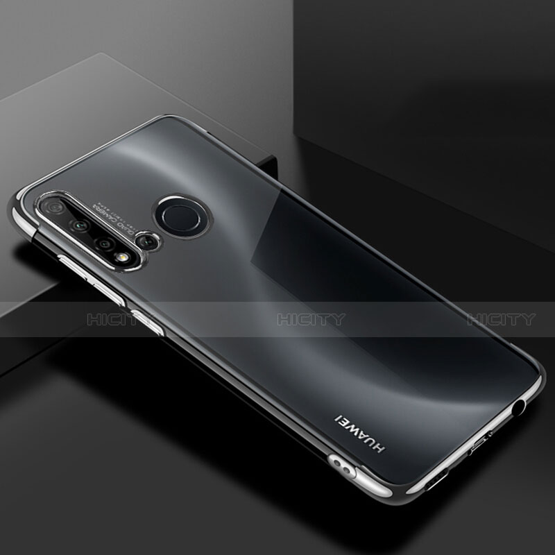 Custodia Silicone Trasparente Ultra Sottile Cover Morbida S07 per Huawei P20 Lite (2019)