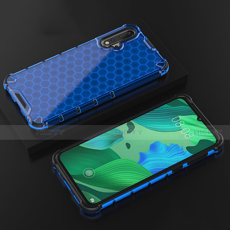 Custodia Silicone Trasparente Ultra Sottile Cover Morbida S08 per Huawei Nova 5