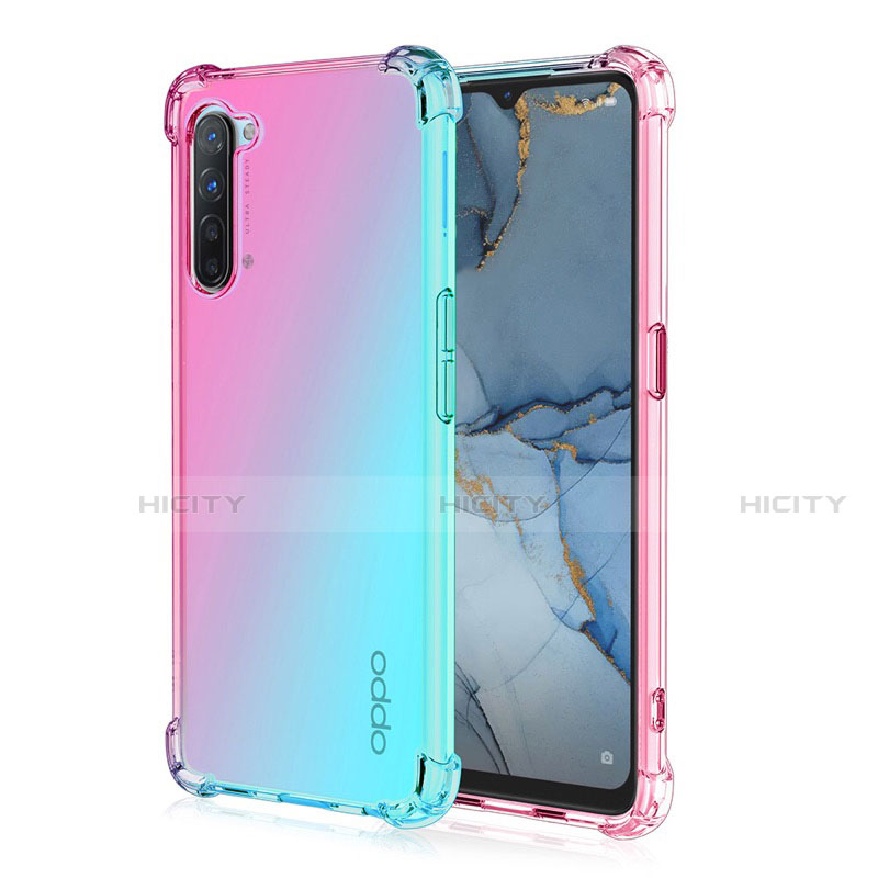 Custodia Silicone Trasparente Ultra Sottile Cover Morbida Sfumato G01 per Oppo K7 5G