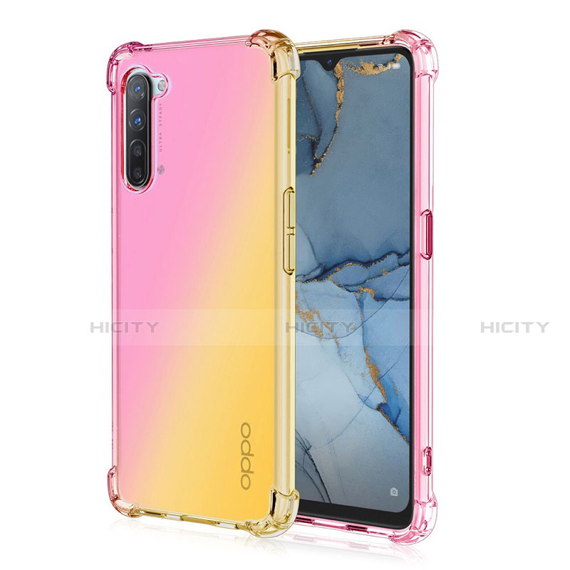 Custodia Silicone Trasparente Ultra Sottile Cover Morbida Sfumato G01 per Oppo K7 5G