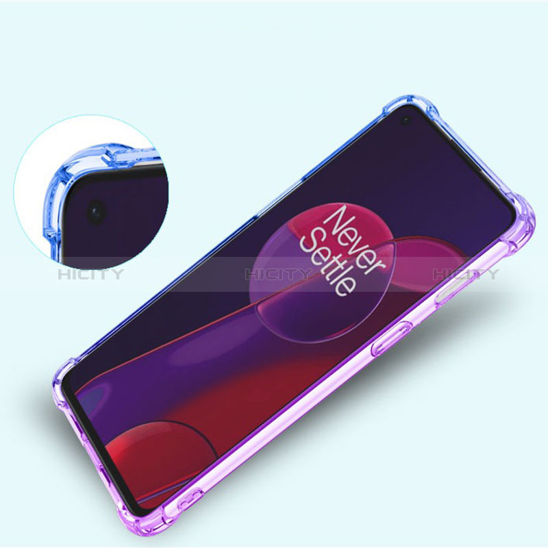 Custodia Silicone Trasparente Ultra Sottile Cover Morbida Sfumato per OnePlus 9RT 5G