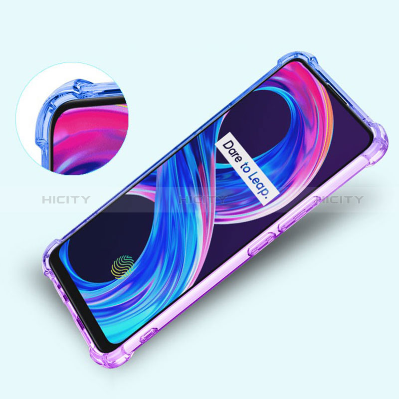 Custodia Silicone Trasparente Ultra Sottile Cover Morbida Sfumato per Realme 8 4G