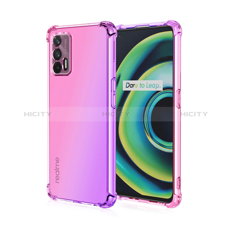 Custodia Silicone Trasparente Ultra Sottile Cover Morbida Sfumato per Realme GT 5G