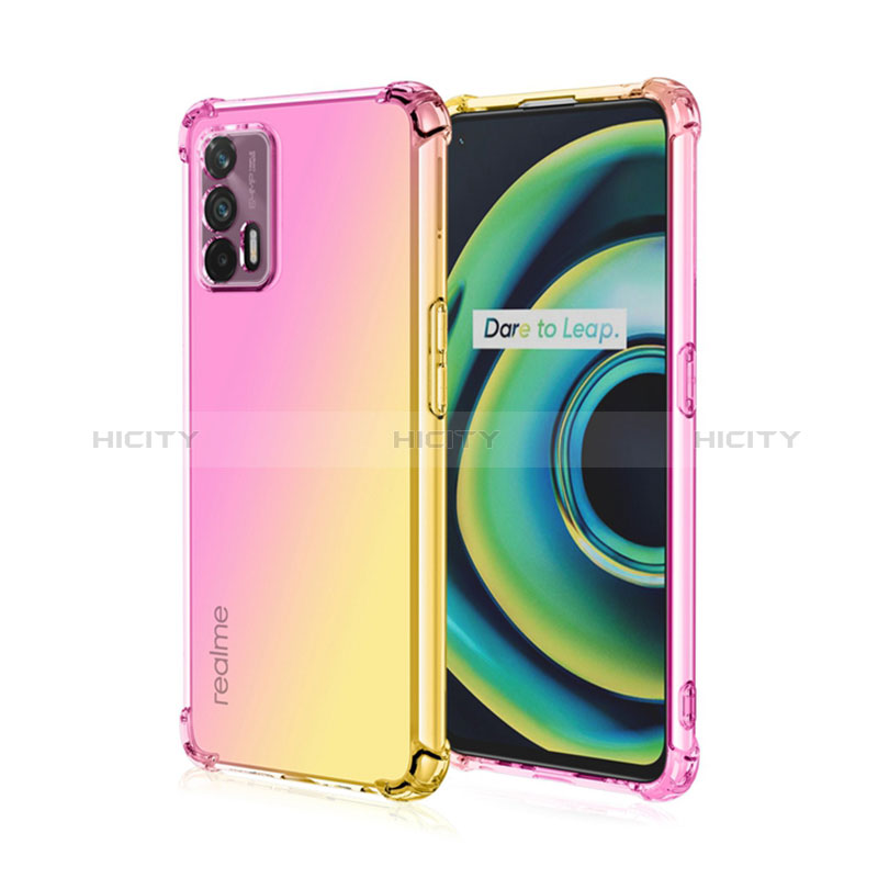 Custodia Silicone Trasparente Ultra Sottile Cover Morbida Sfumato per Realme GT Neo 5G