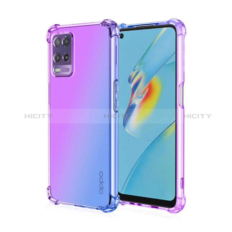 Custodia Silicone Trasparente Ultra Sottile Cover Morbida Sfumato per Realme Q3i 5G