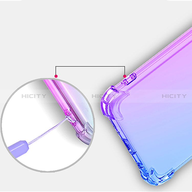 Custodia Silicone Trasparente Ultra Sottile Cover Morbida Sfumato per Sony Xperia 10 III SOG04