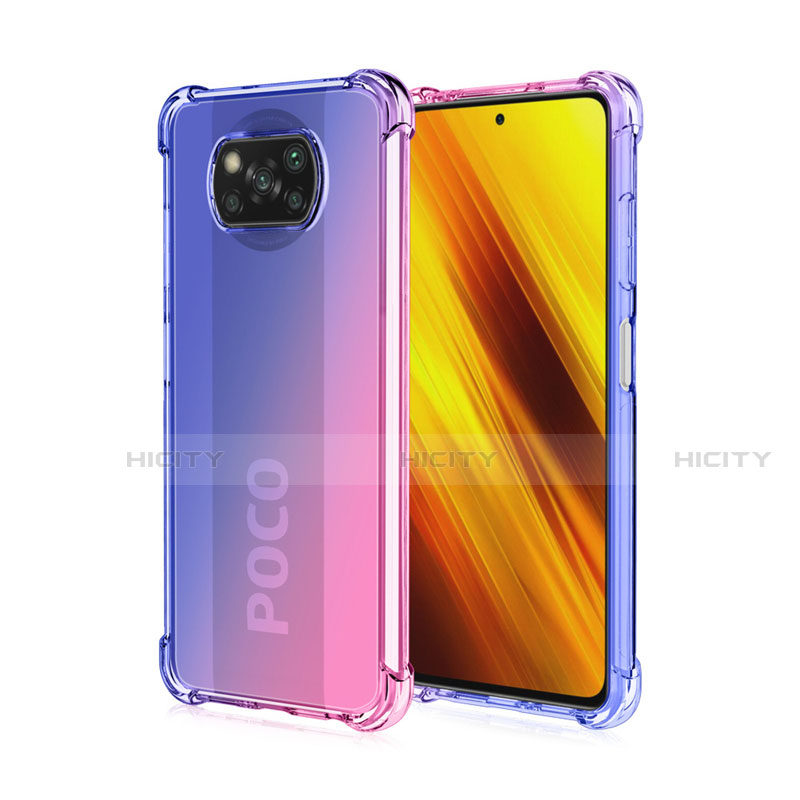 Custodia Silicone Trasparente Ultra Sottile Cover Morbida Sfumato per Xiaomi Poco X3