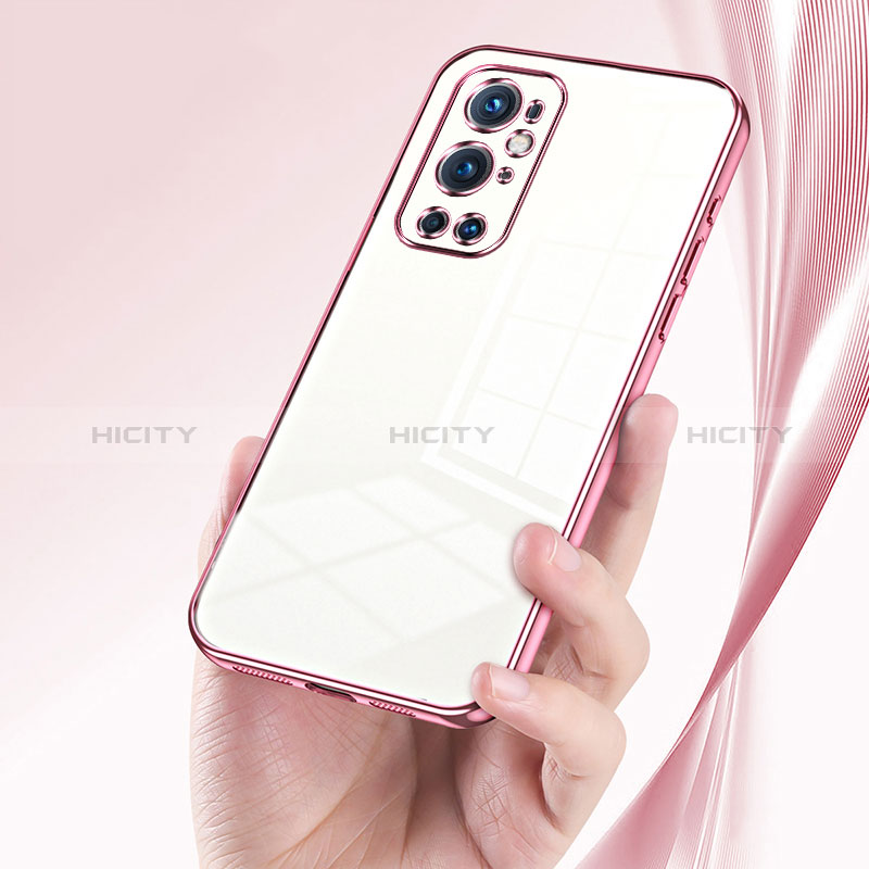 Custodia Silicone Trasparente Ultra Sottile Cover Morbida SY1 per OnePlus 9 Pro 5G