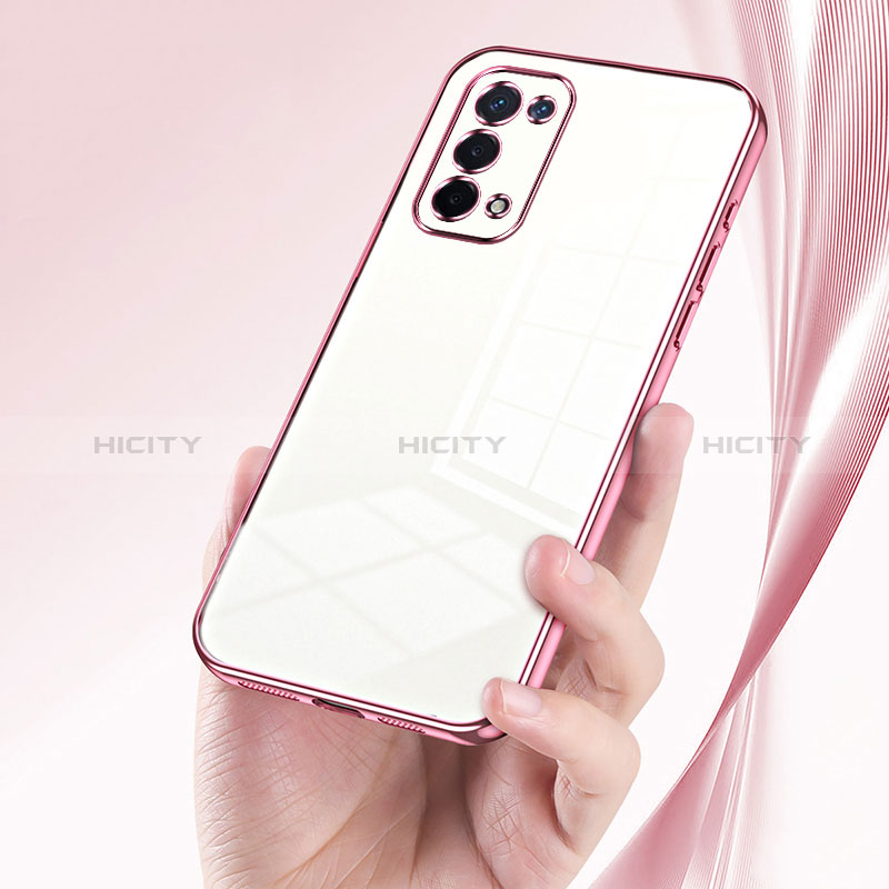 Custodia Silicone Trasparente Ultra Sottile Cover Morbida SY1 per Oppo A74 5G